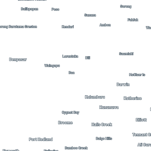 Northern Territory Radar And Rainfall Map